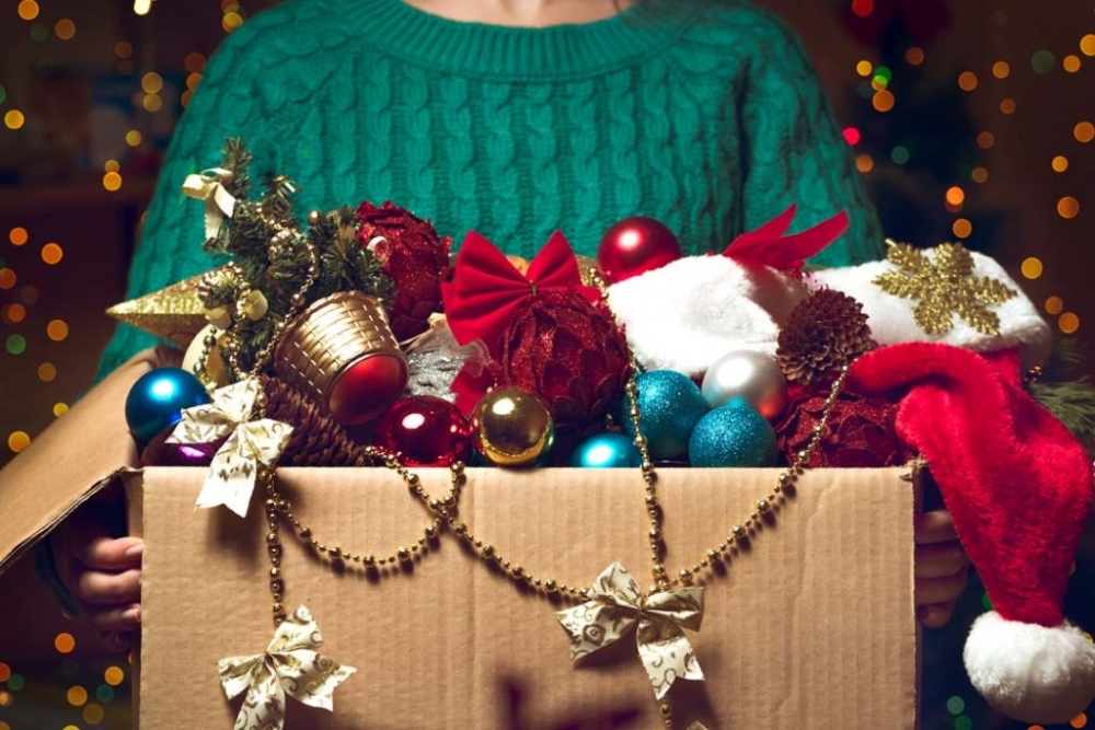 Tips para guardar los adornos navideños 	